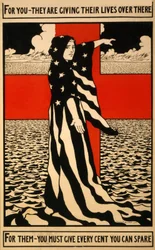 Plakat fundraisingowy dla Czerwonego Krzyża, wyd. 1918